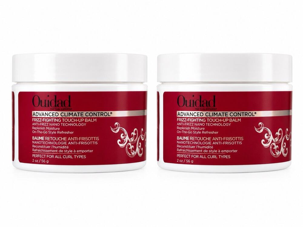 Ouidad Advanced Climate Control Frizz-Fighting Touch-Up Balm 2oz Lot 2